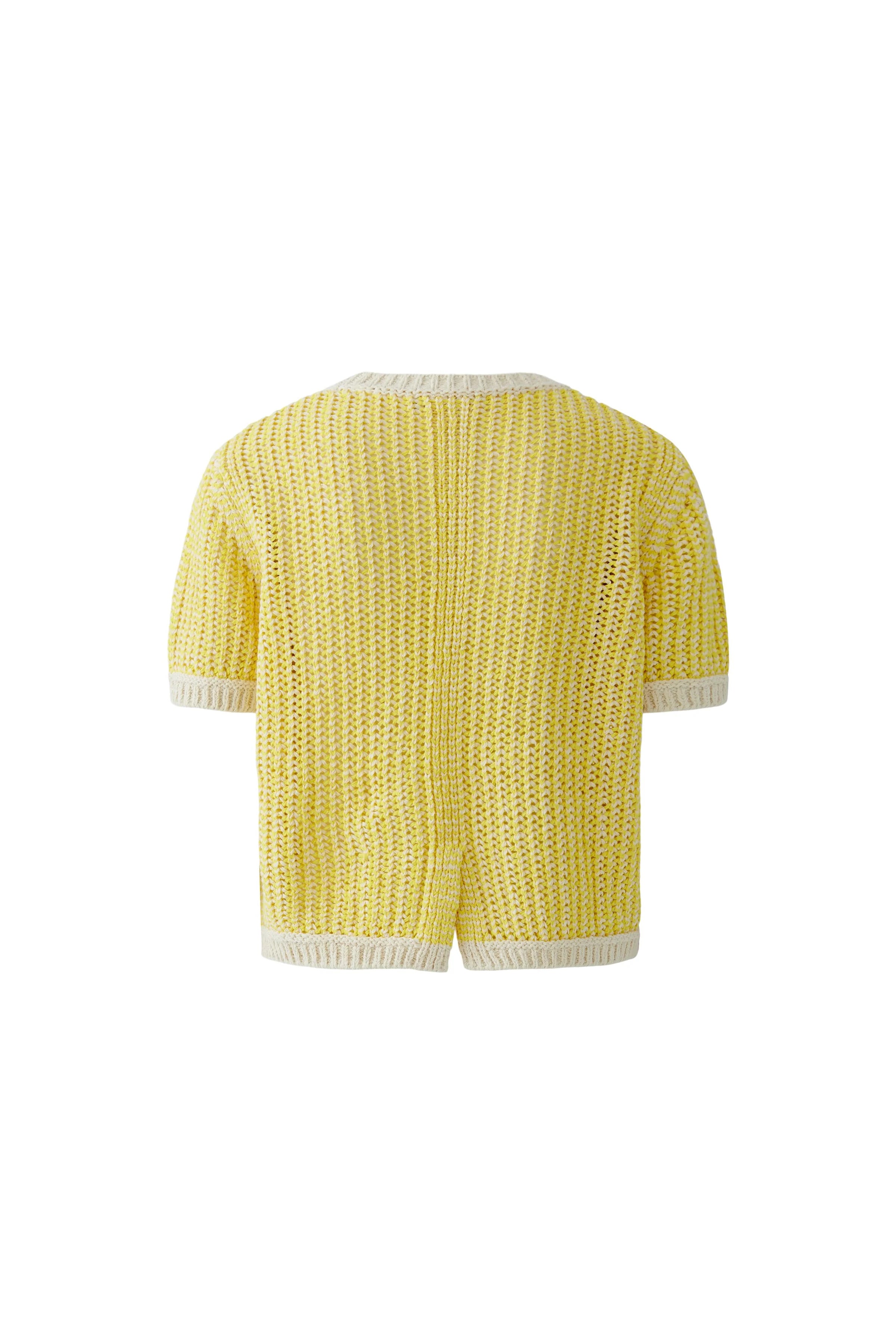 Oui 97263 Red/White short sleeved Jumper