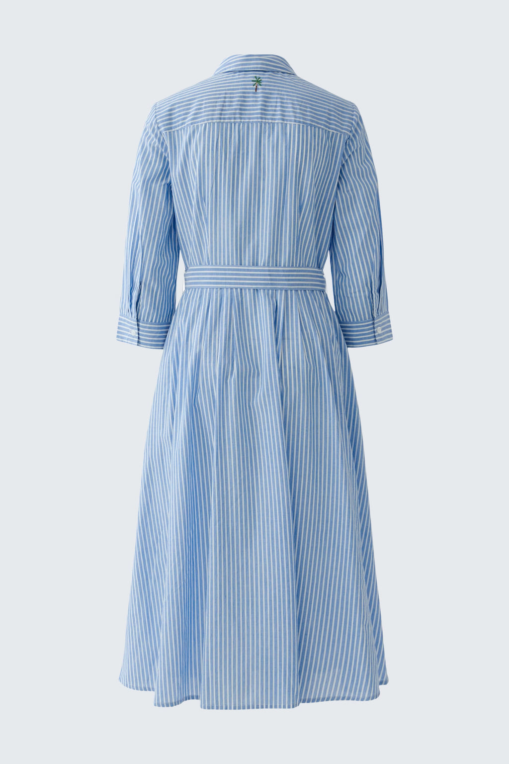 Oui 98845 Blue & White Stripe Shirt Dress
