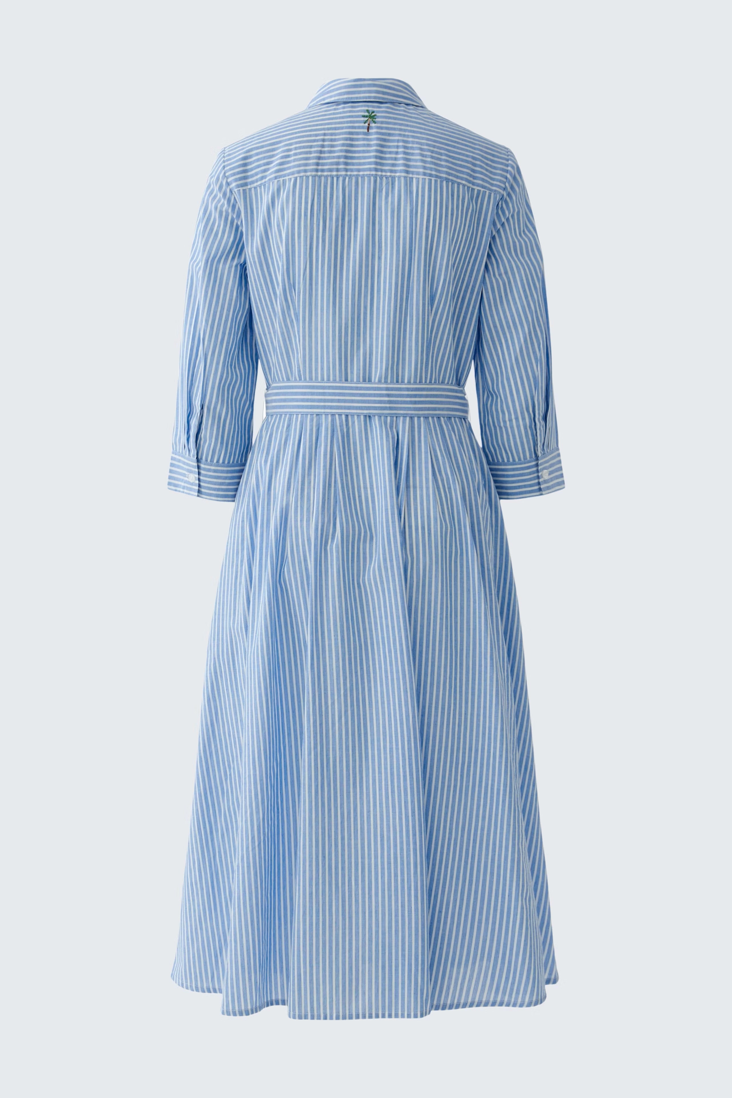 Oui 98845 Blue & White Stripe Shirt Dress