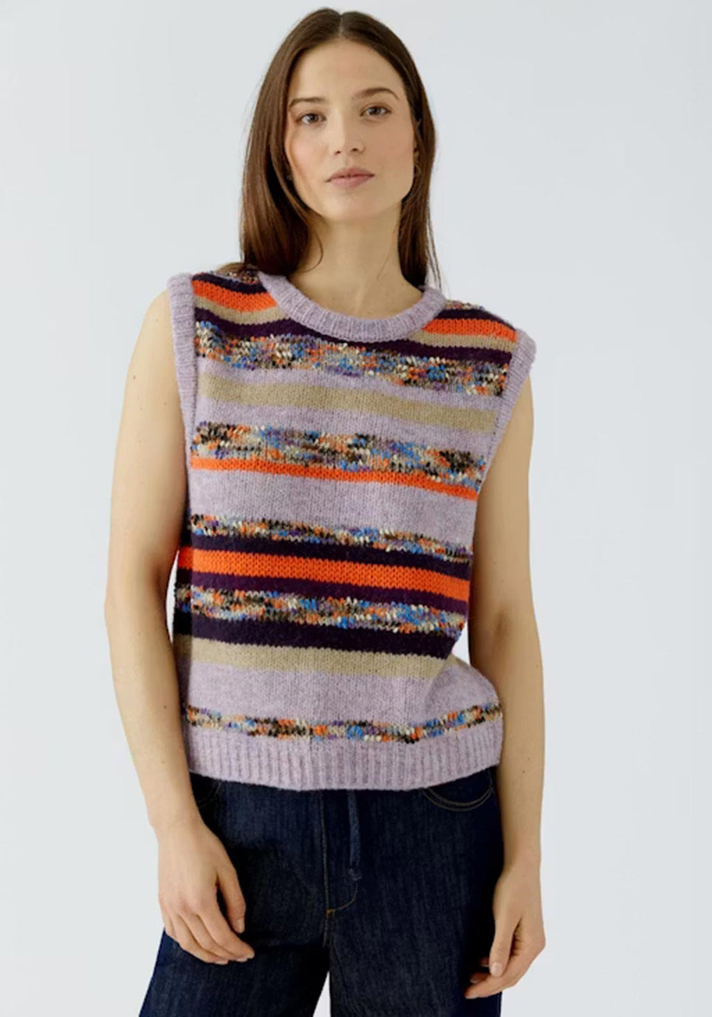 Oui Purple/Multi Tank Top