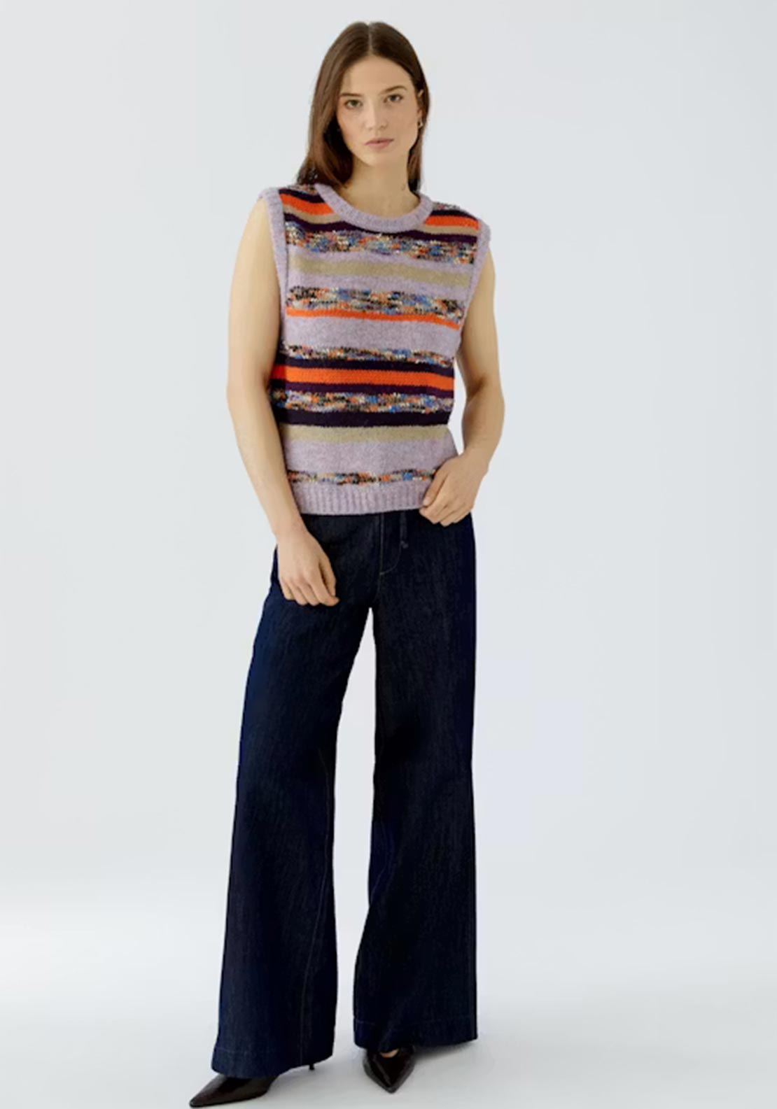 Oui Purple/Multi Tank Top