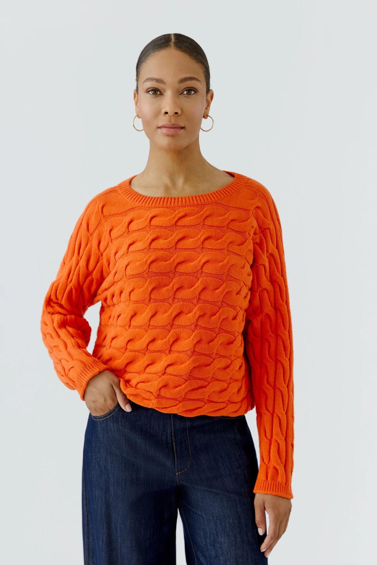Oui Sirah Orange Jumper
