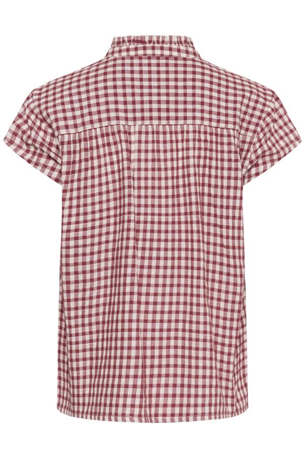 Part Two Bjanka Gingham Blouse - Navy or Rust