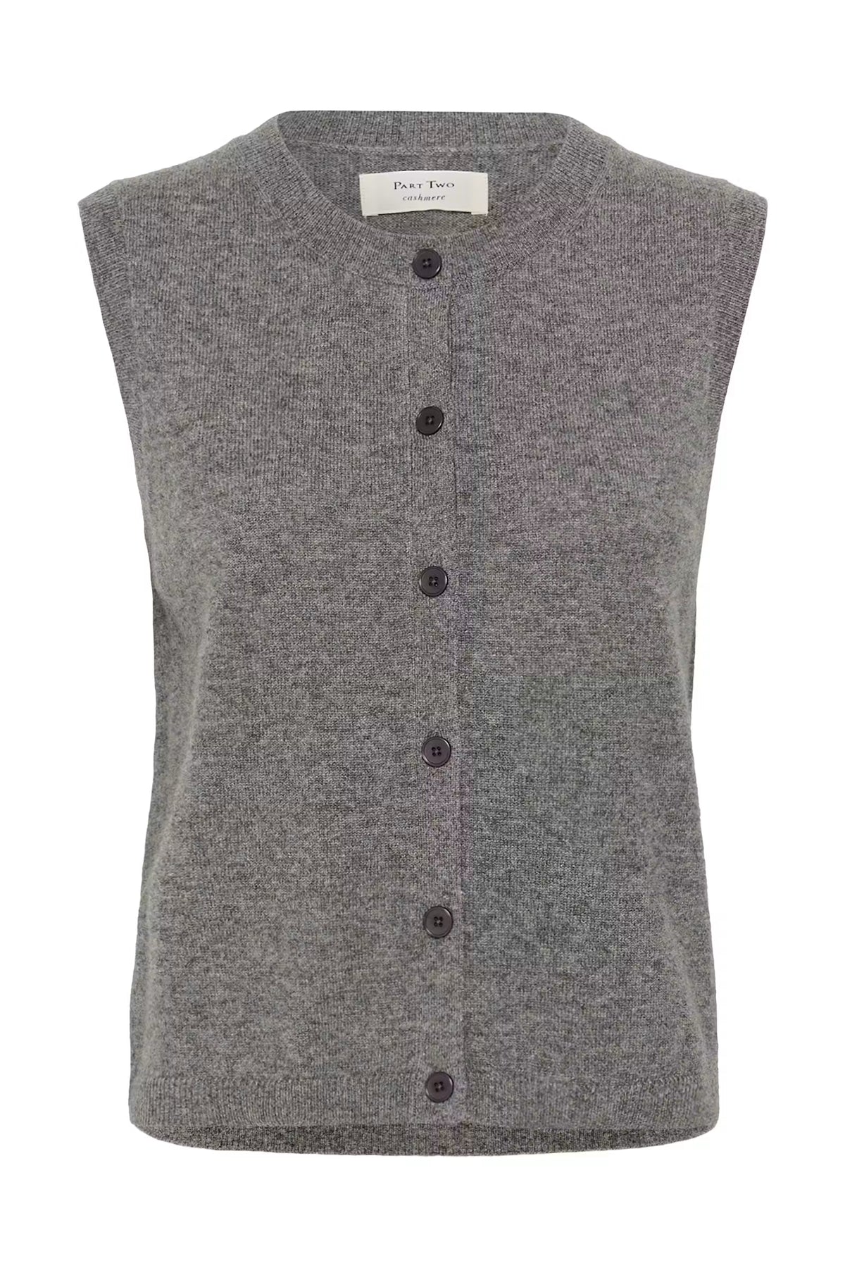 Part Two Cania Cashmere Tank Top-  Grey