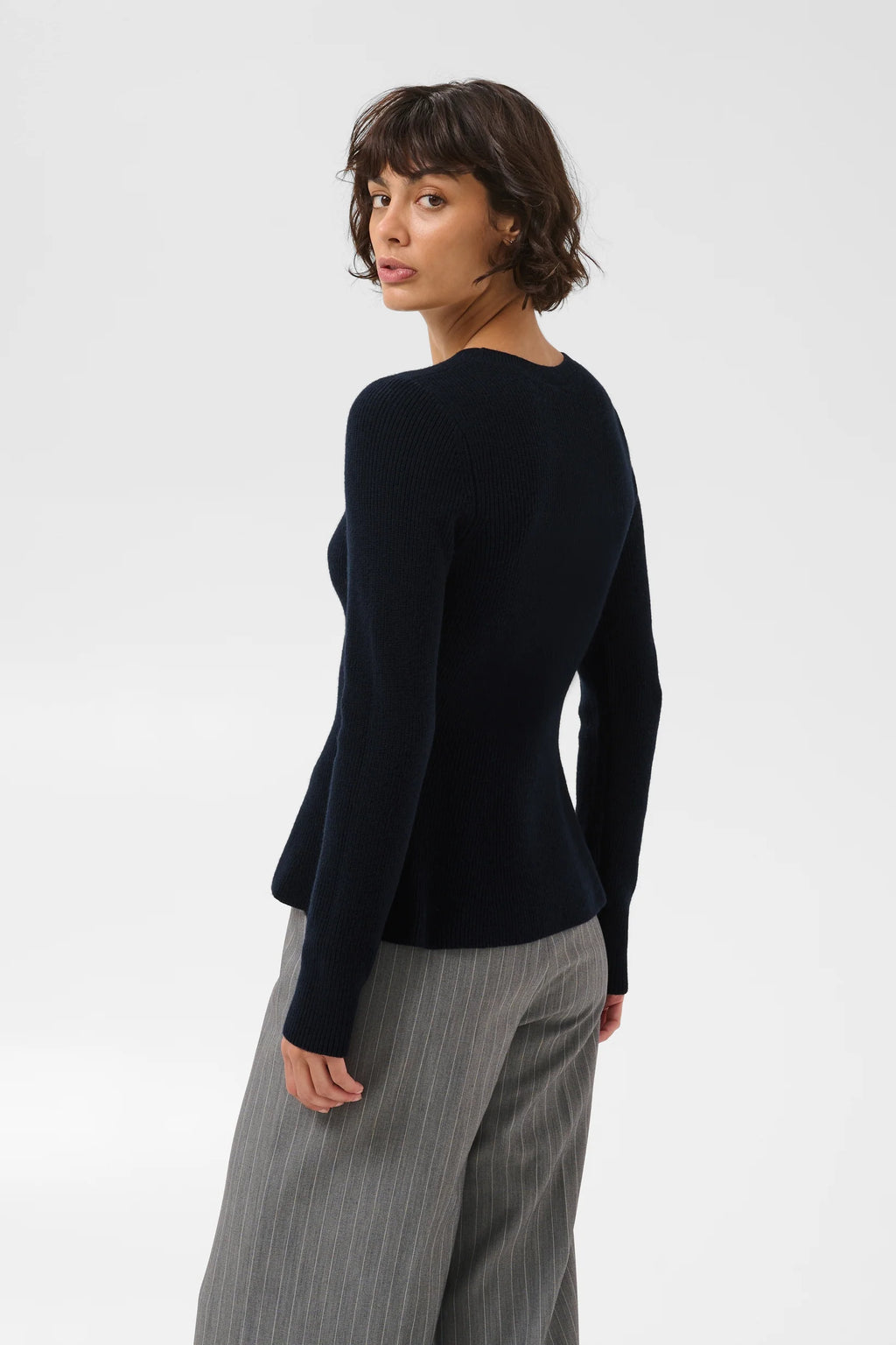 Part Two Carina Jumper - Dark Navy
