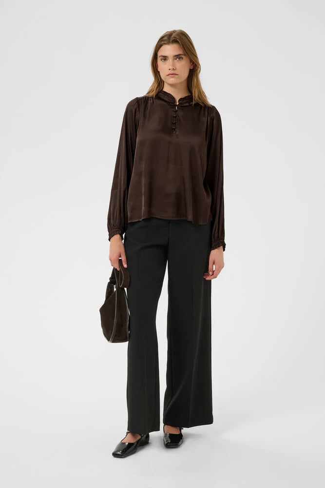 Part Two Caterina Blouse - Chocolate