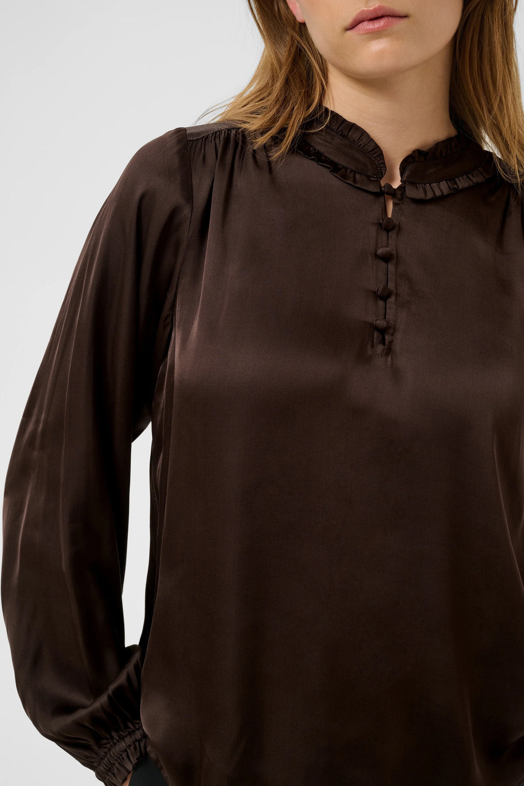 Part Two Caterina Blouse - Chocolate