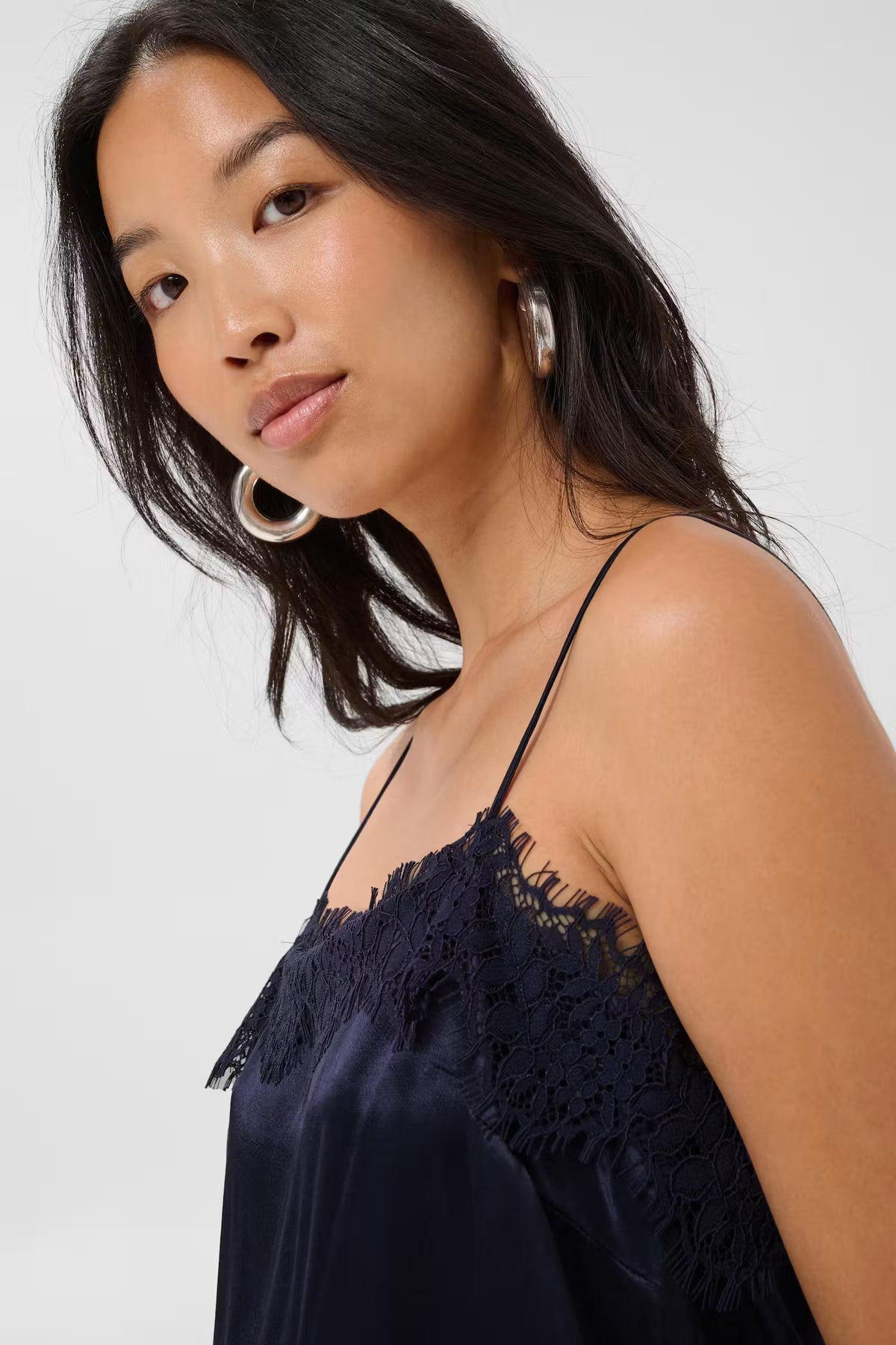 Part Two Delenn Silky Camisole - Dark Navy