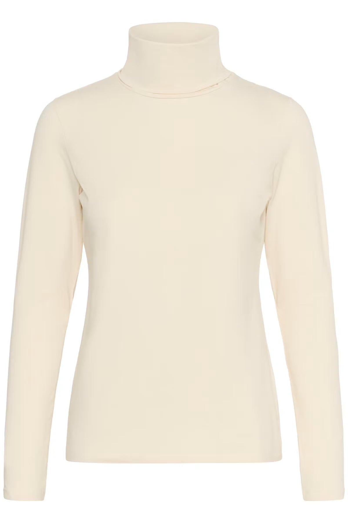 Part Two Efinas Roll Neck T.Shirt - Cream