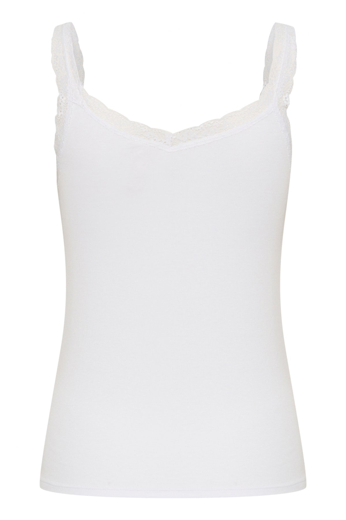 Part Two Jelona  Lace Trim Camisole - Cream (Also Available in White)