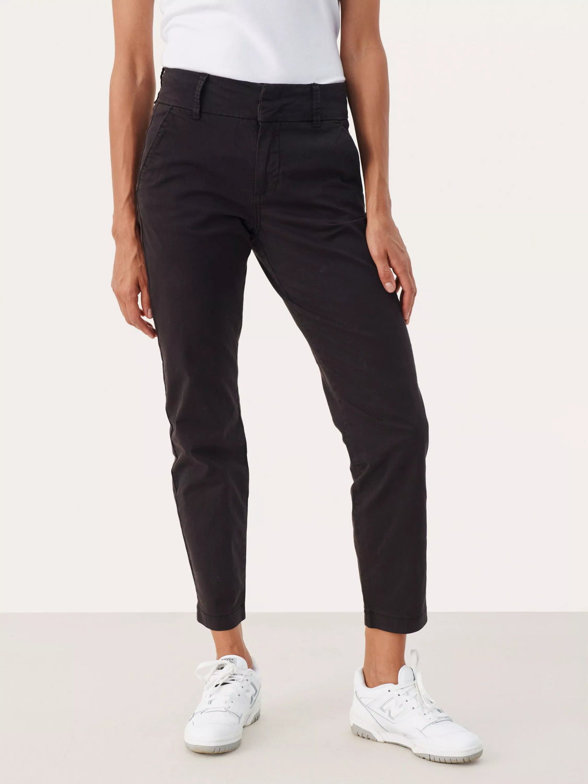 Part Two Soffys Black Slim Trousers (also available in Stone & Chocolate)