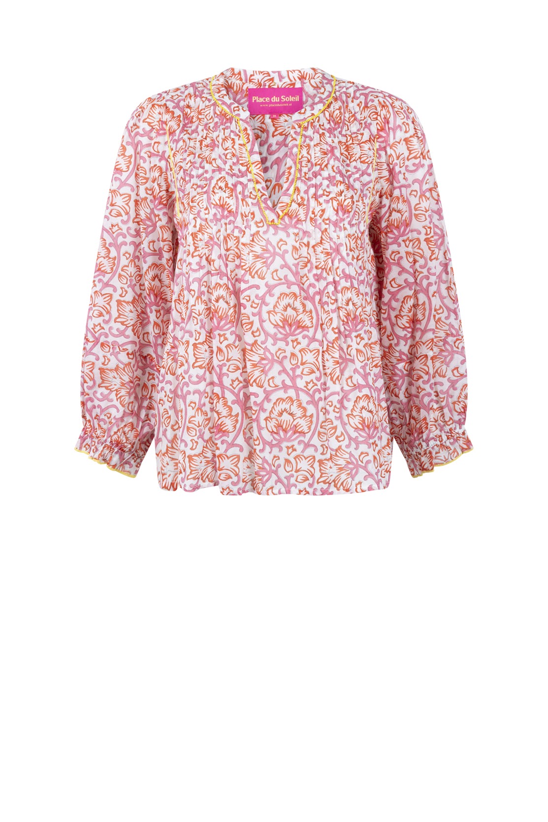 Place Du Soleil S26328 Orange/Pink Blouse