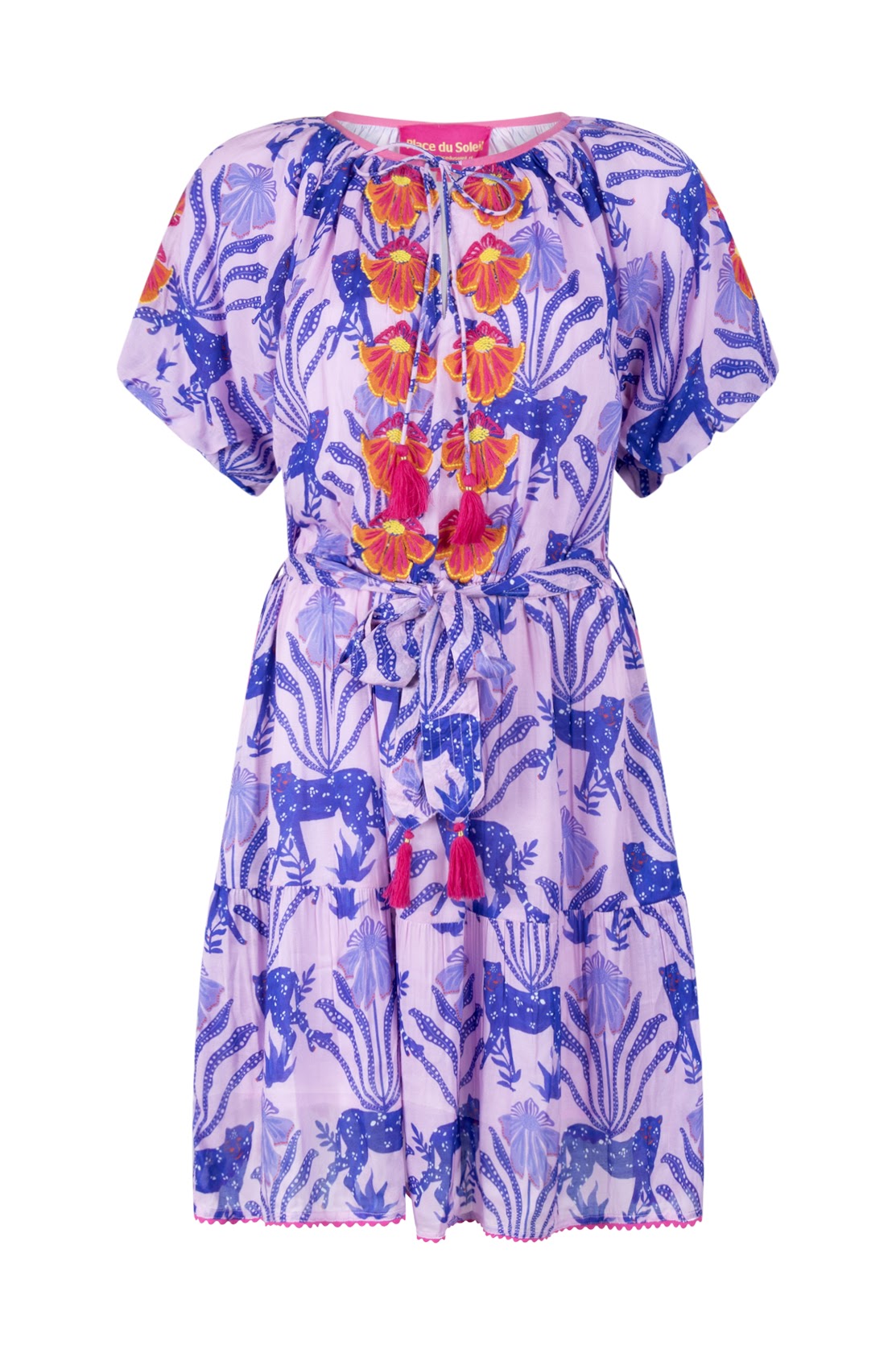 Place Du Soleil S26333 Pink/Blue Dress