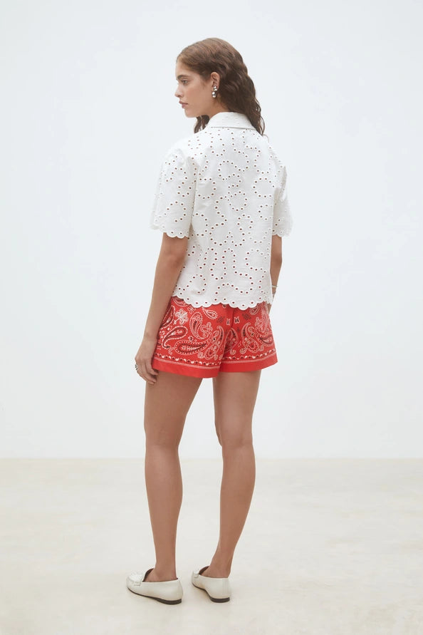 Suncoo Bahia Red Shorts