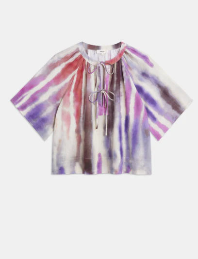 Suncoo Laurel Mauve Multi print Blouse