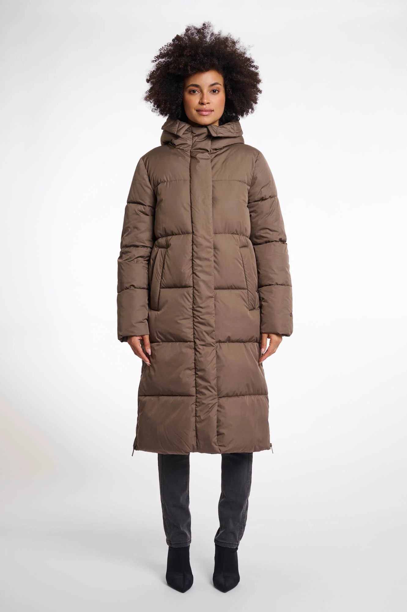 Rino & Pelle Long Hooded Padded Coat