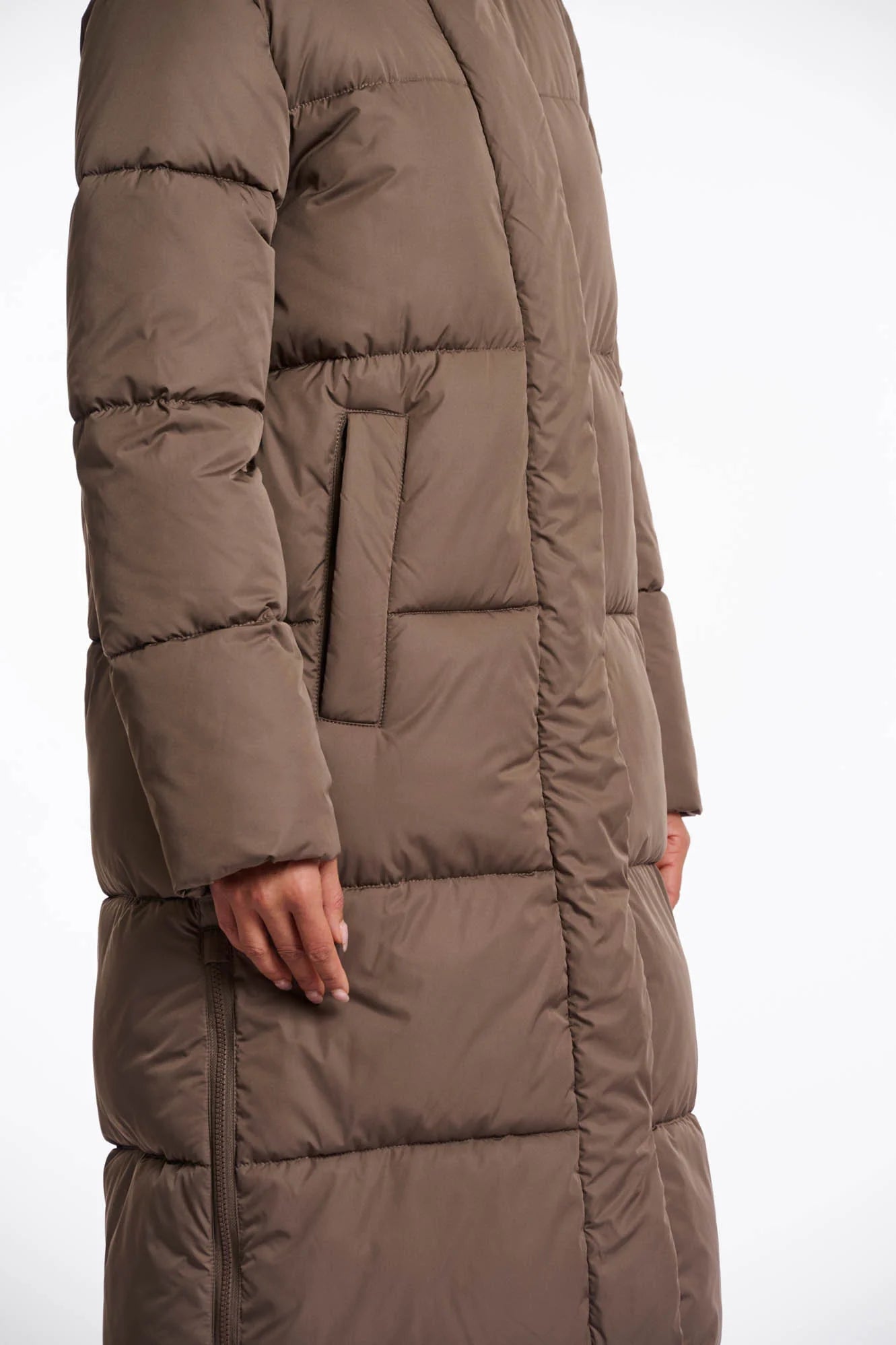 Rino & Pelle Long Hooded Padded Coat