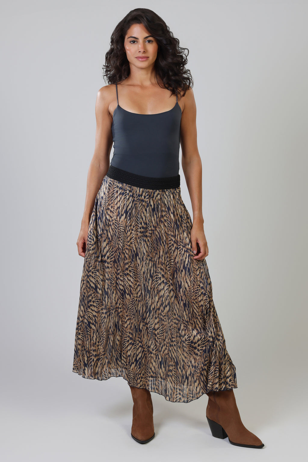 Traffic People A Little Breeze Hera Skirt – Printed Midi Skirt