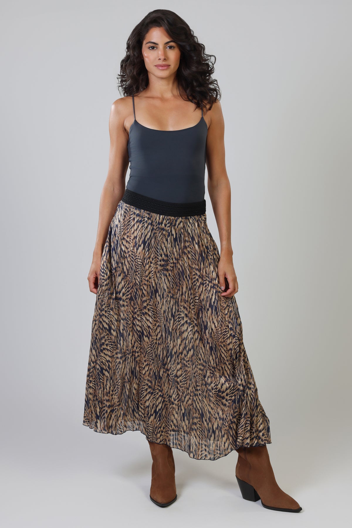 Traffic People A Little Breeze Hera Skirt – Printed Midi Skirt