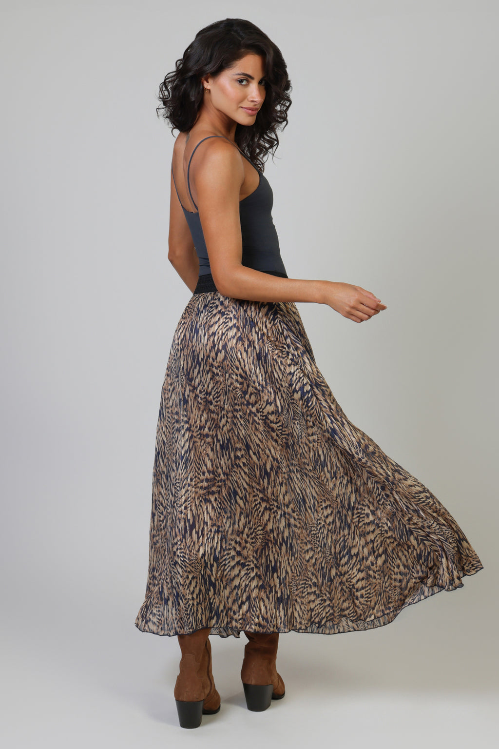 Traffic People A Little Breeze Hera Skirt – Printed Midi Skirt