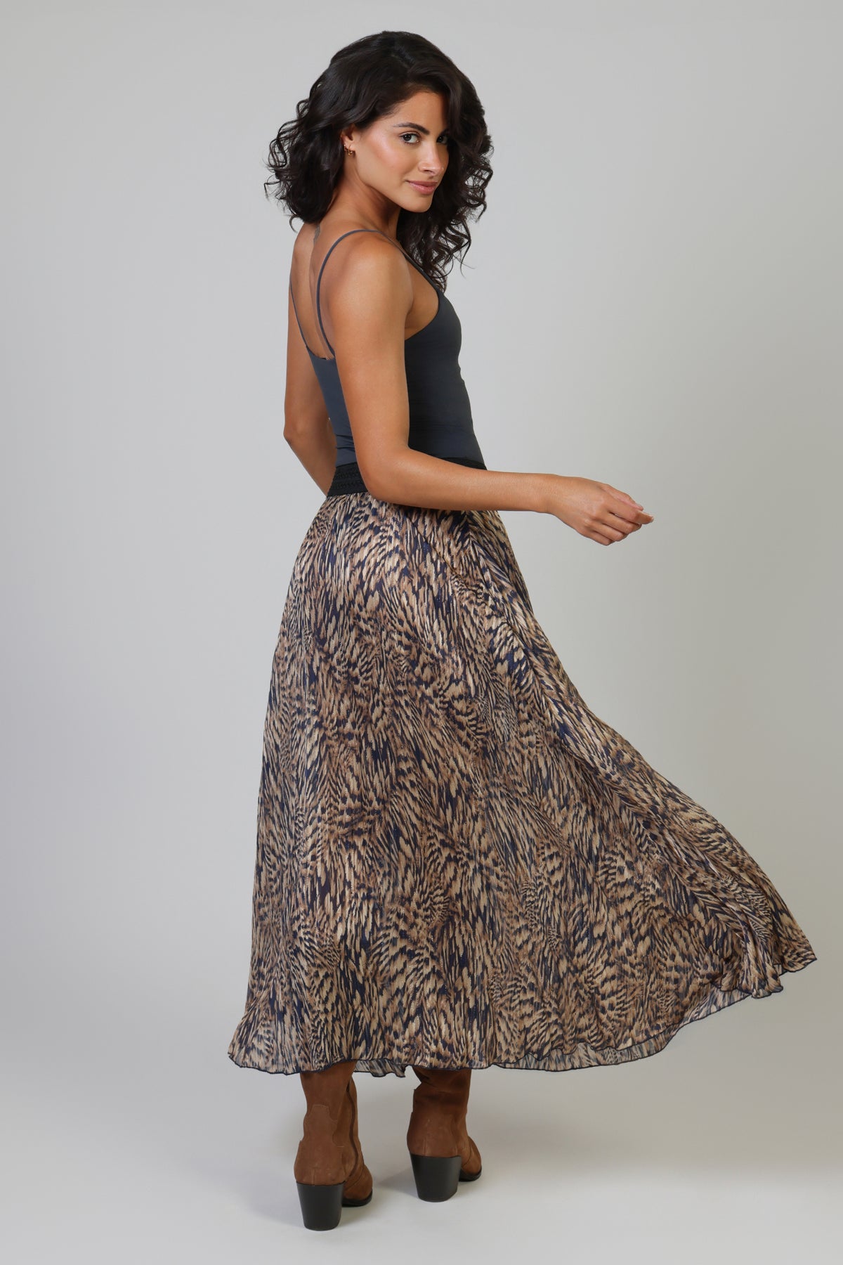 Traffic People A Little Breeze Hera Skirt – Printed Midi Skirt