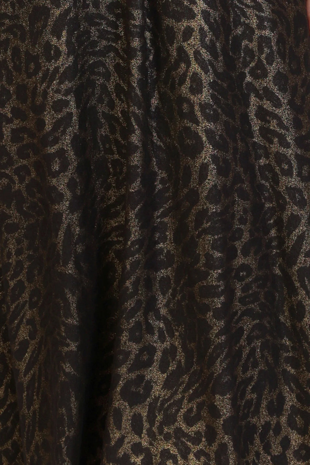 Traffic People  Mia Dress - Black/Gold