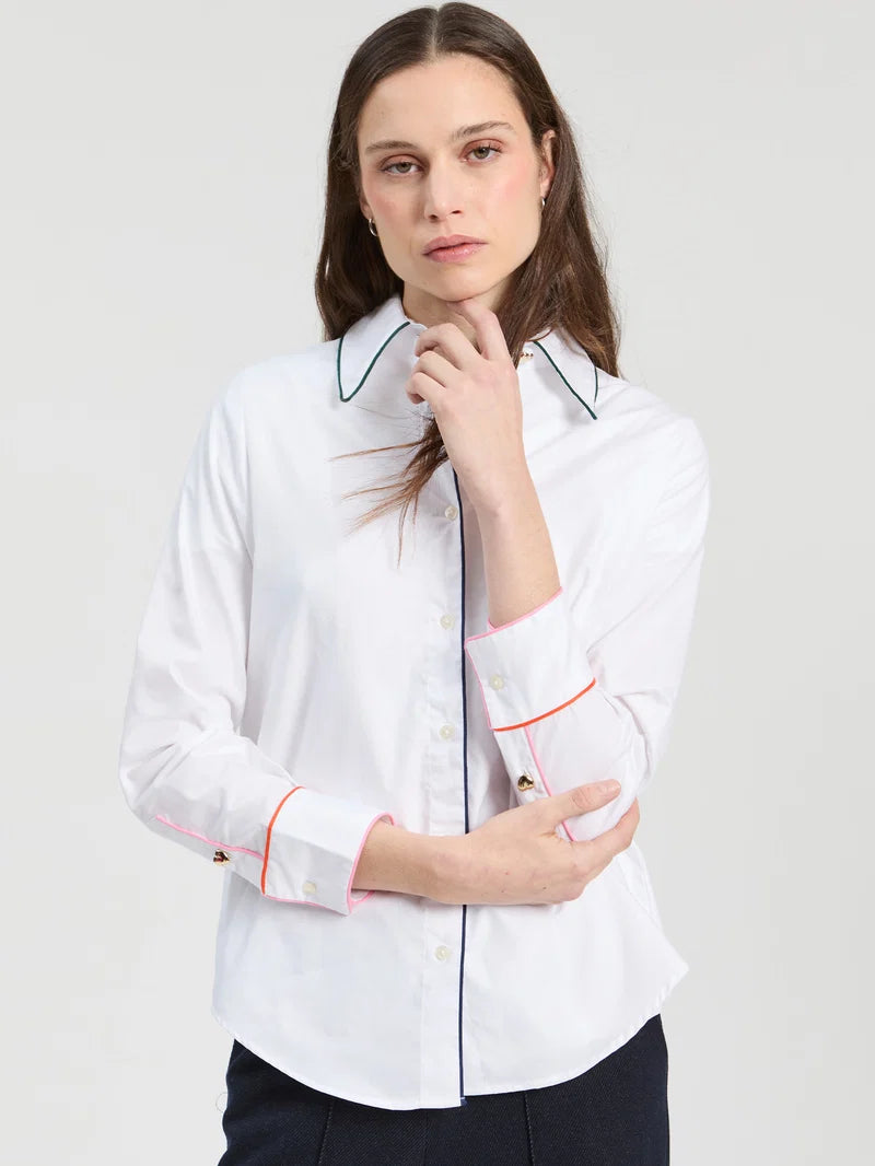Vilagallo 33802 Twill Shirt - White