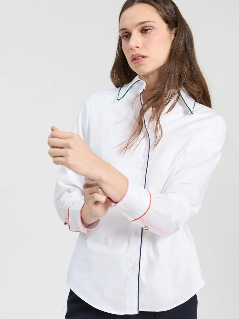 Vilagallo 33802 Twill Shirt - White