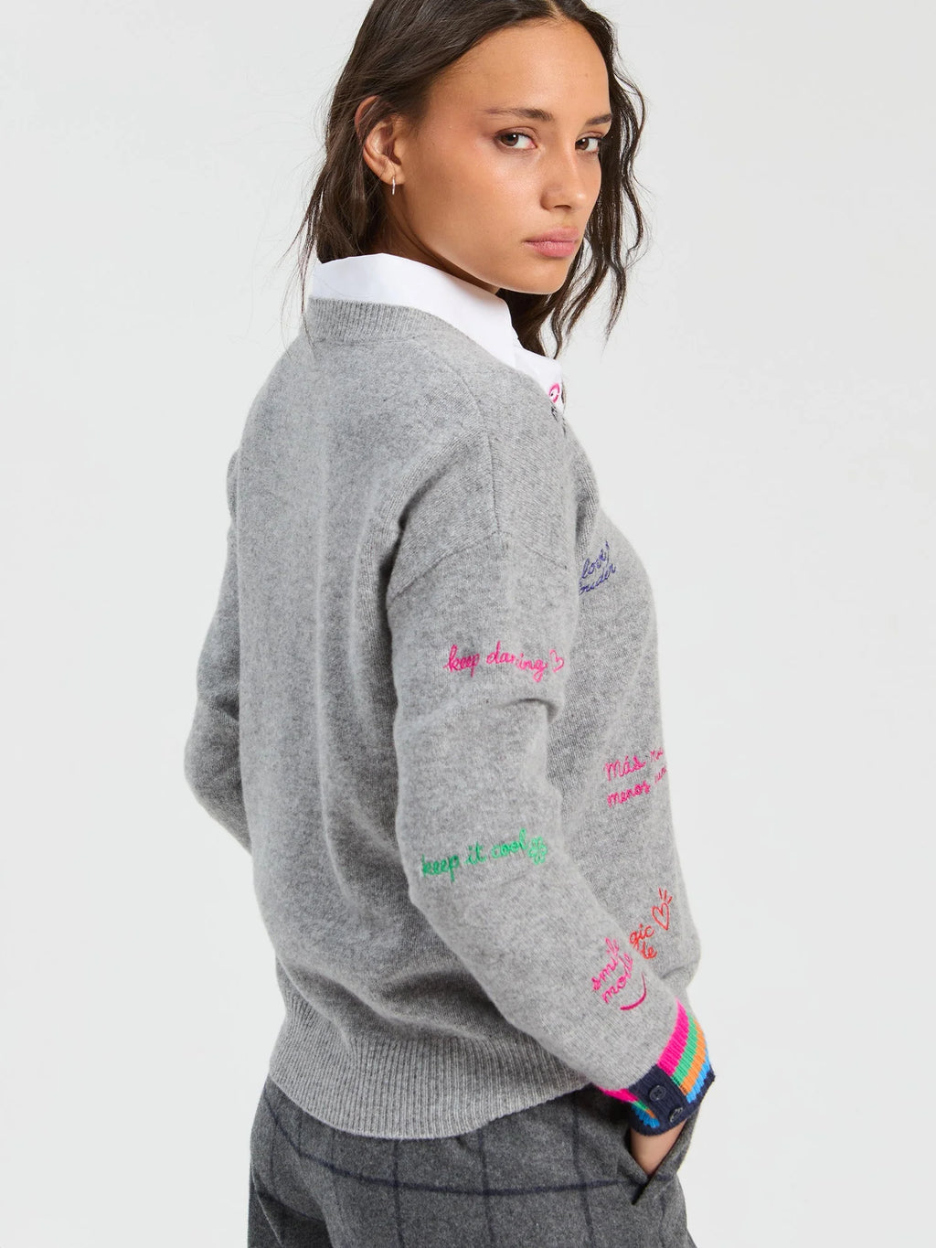 Vilagallo 34127 Jumper - Grey/Multi