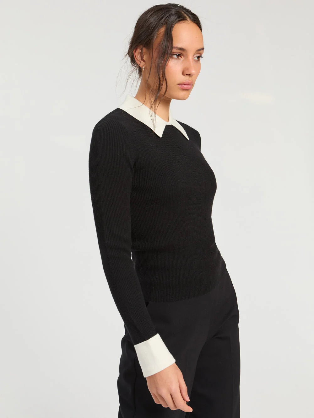 Vilagallo 34151 Jumper - Black/Cream
