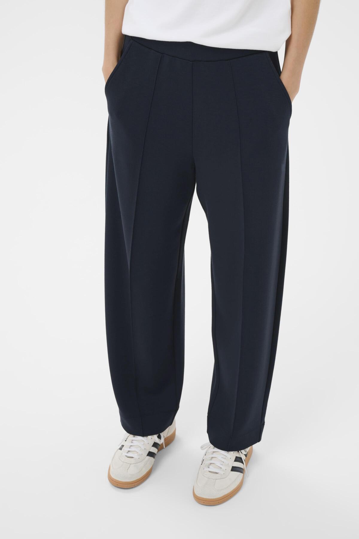 Part Two Zena Navy Pull-On Sweat Pant